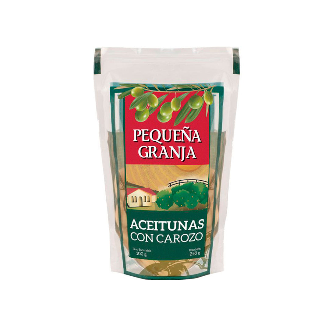 Aceitunas Pequeña Granja 250grs (Con Carozo)