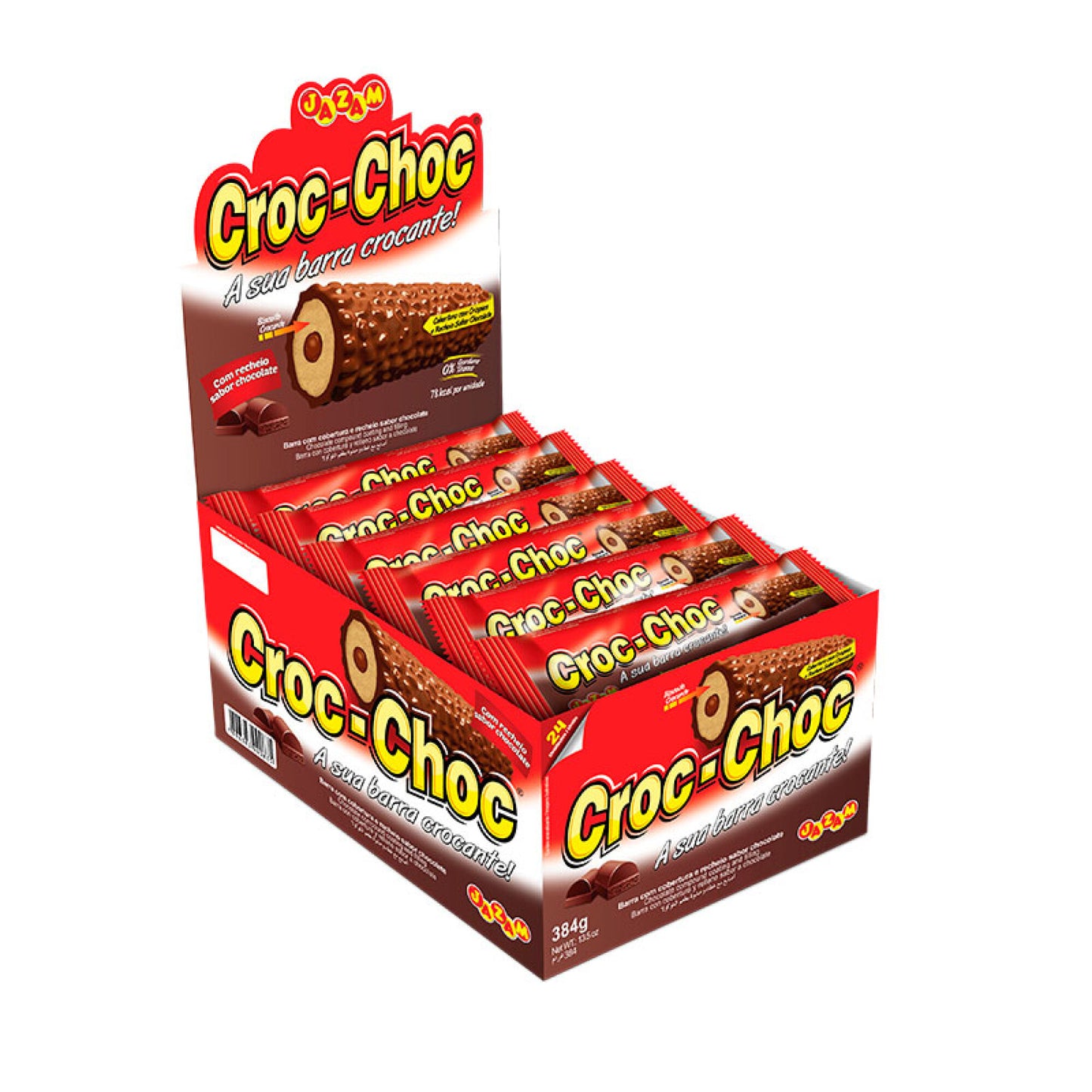 Barquillos Croc Choc x24u - Chocolate