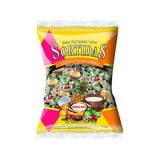 Caramelos de Frutas Surtidas Santa Rita 400 grs