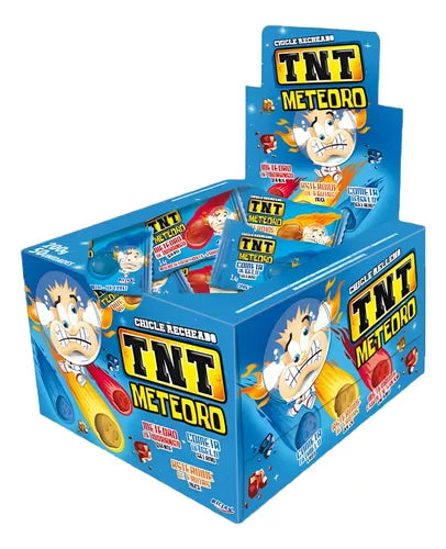 Chicle Relleno Meteoro TNT 50 unid