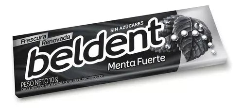 Chicles Beldent Menta Fuerte (caja x20)