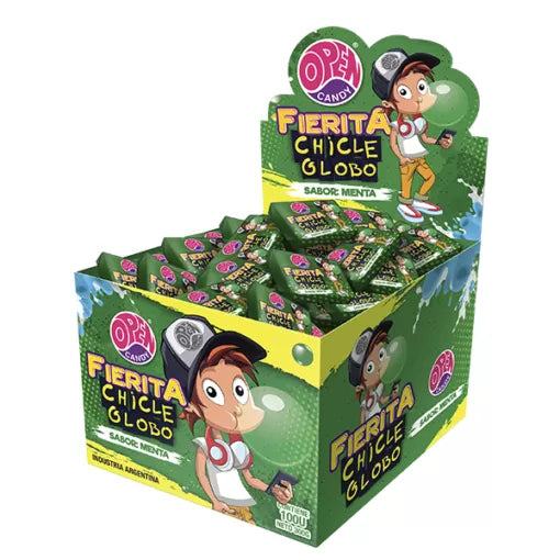 Chicles Fierita Menta 100unid