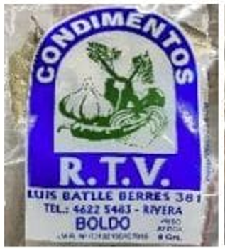 Condimento RTV - Boldo - Tira x15