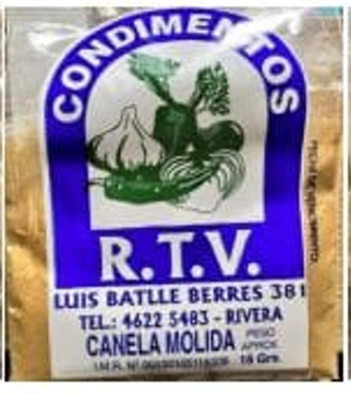 Condimento RTV - Canela Molida - Tira x15