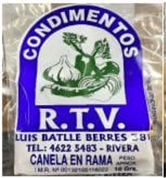 Condimento RTV - Canela en Rama - Tira x15