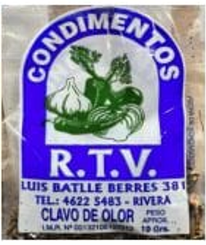 Condimento RTV - Clavo de Olor - Tira x15