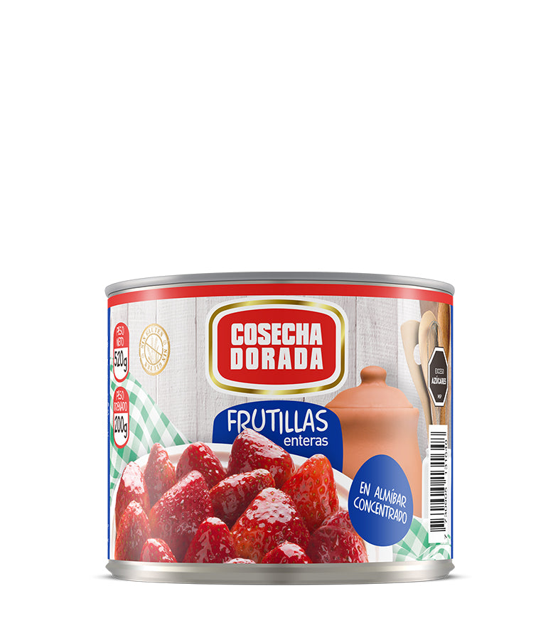 Frutillas en Almibar - Cosecha Dorada 520grs