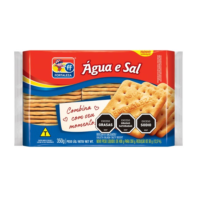 Galletitas Fortaleza Agua y Sal 350grs