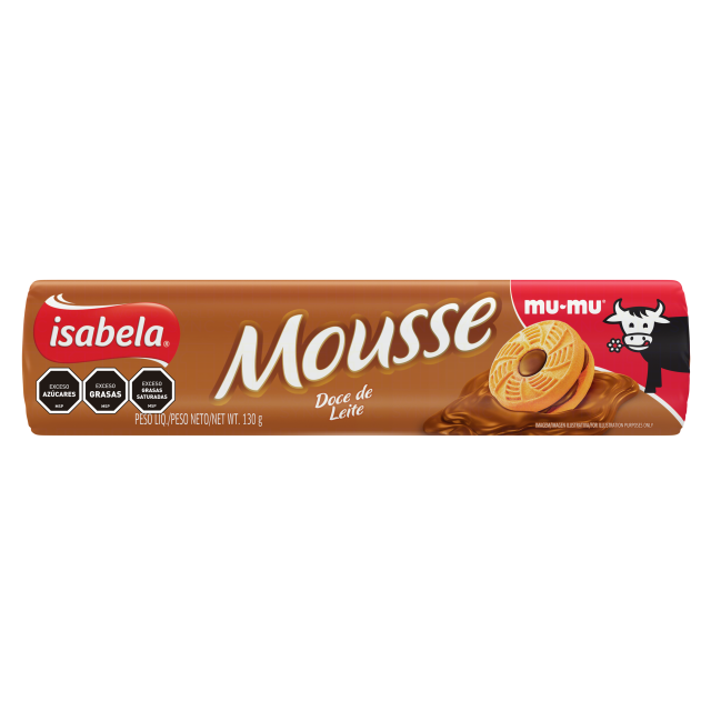 Galletitas Mousse Isabela Dulce de Leche