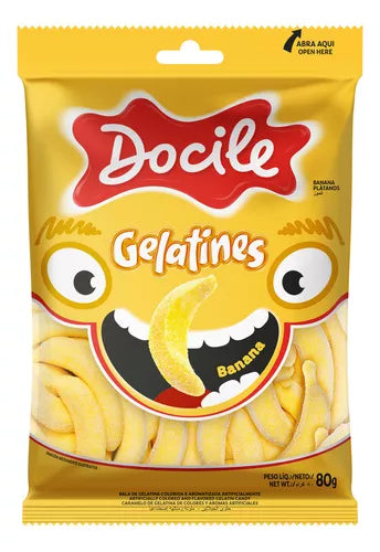 Gomitas Docile 80grs - Bananas