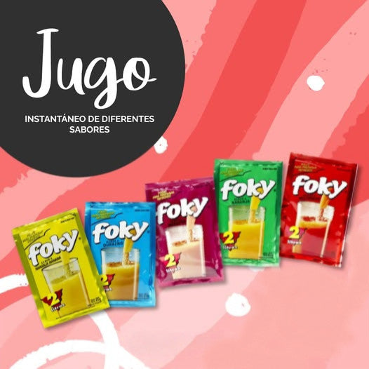 Jugo Foky x 10 unid. (Naranja)