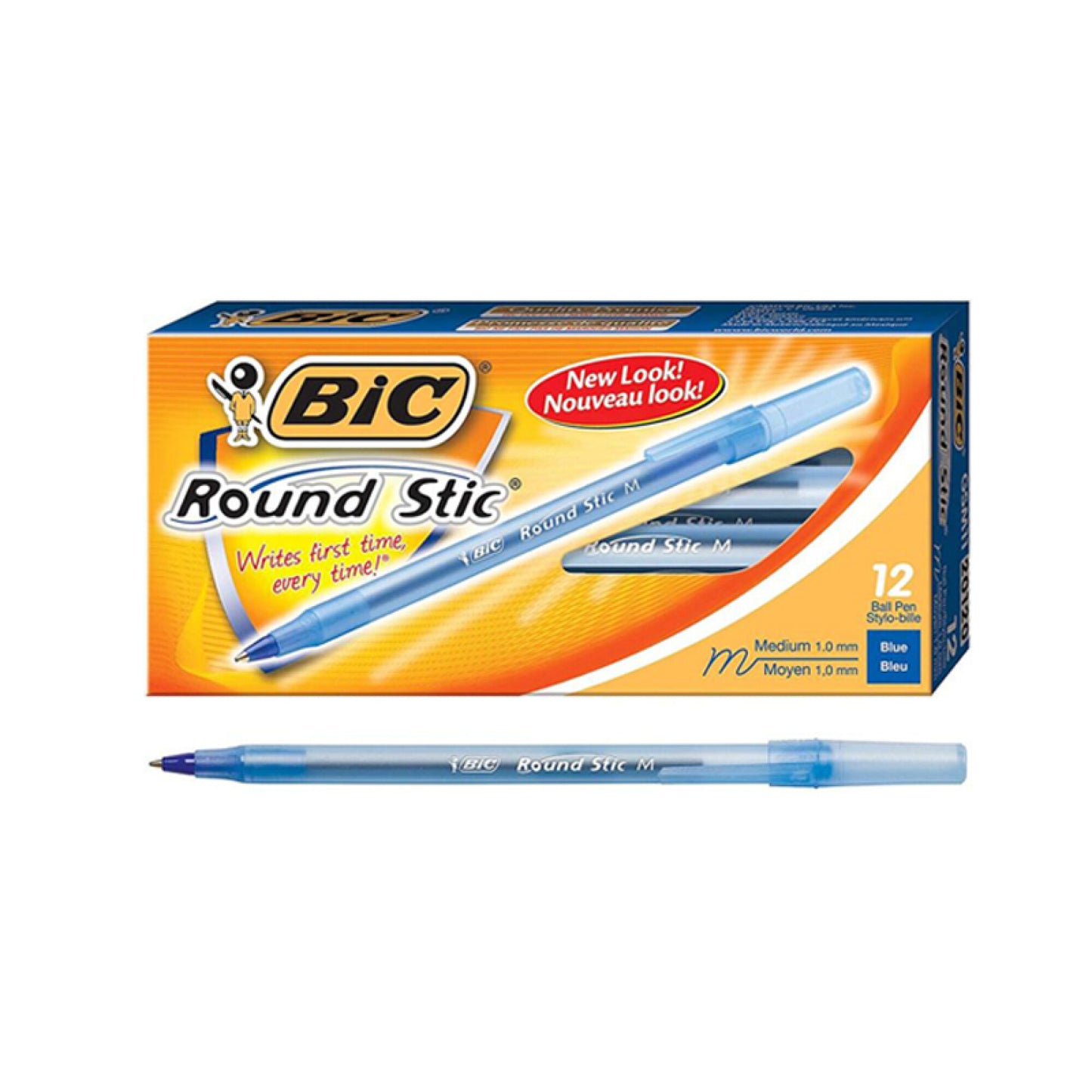 Lapiceras Bic Round Azul (Caja x12)