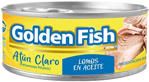 Lomitos de Atun al Aceite Golden Fish 170grs