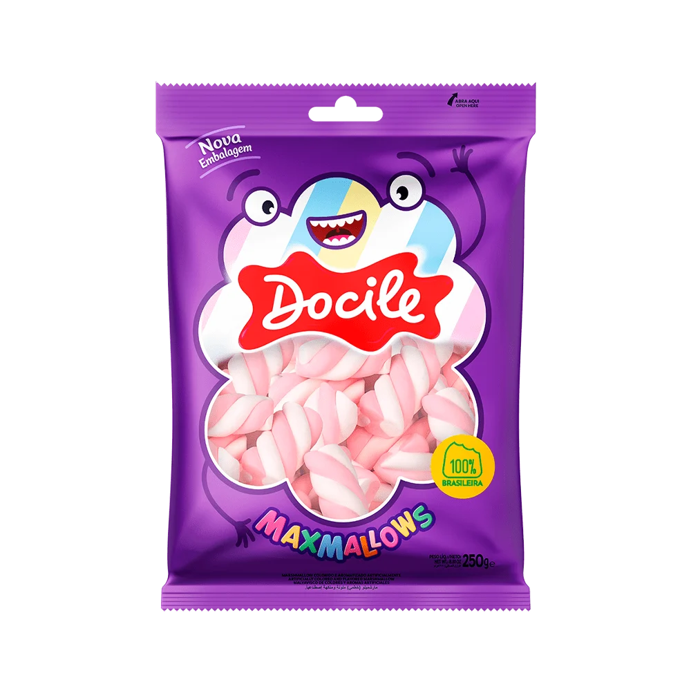 Marshmallow Docile x250grs - Blanco y Rosado