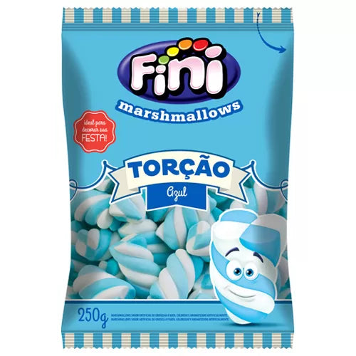 Marshmallow Fini 250grs - Twist Blanco y Azul