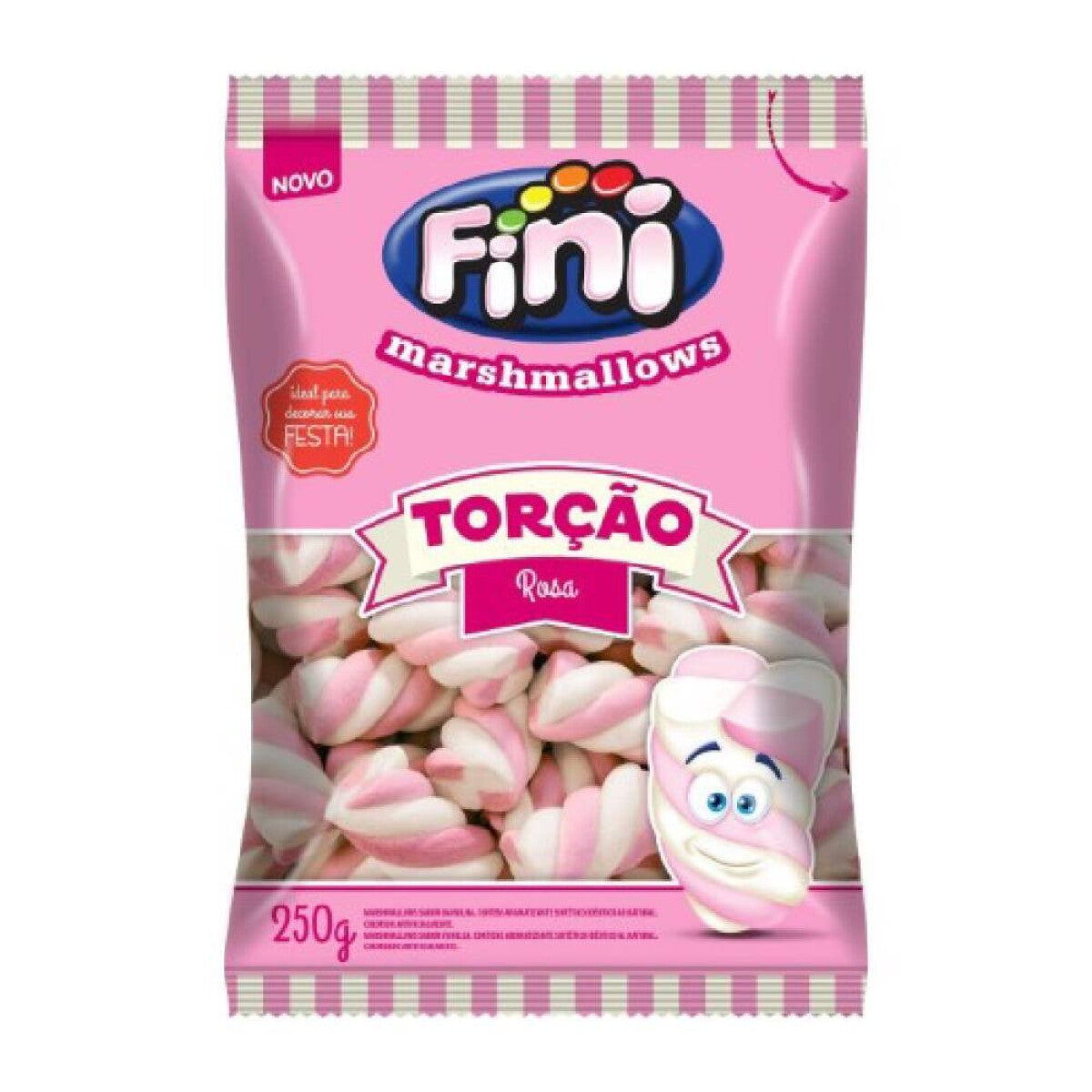 Marshmallow Fini x250grs - Twist Blanco y Rosado