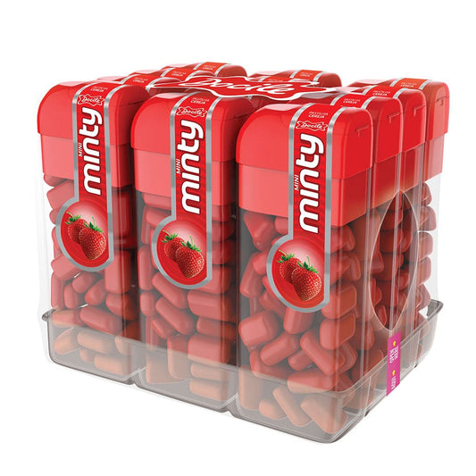 Pastillas Mini Minty Box Frutilla x12 unid