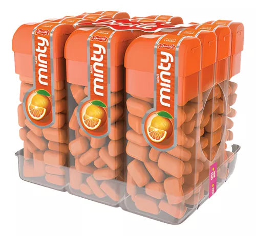 Pastillas Mini Minty Box Naranja x12 unid