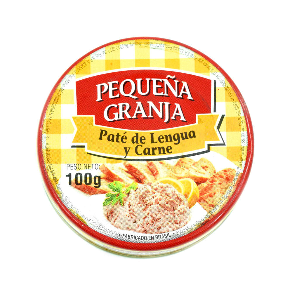 Paté Pequeña Granja - Carne con lengua