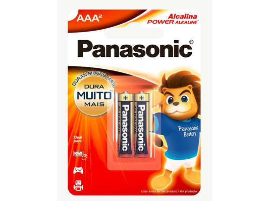 Pilas Alcalinas Panasonic AAA - Paquete x2