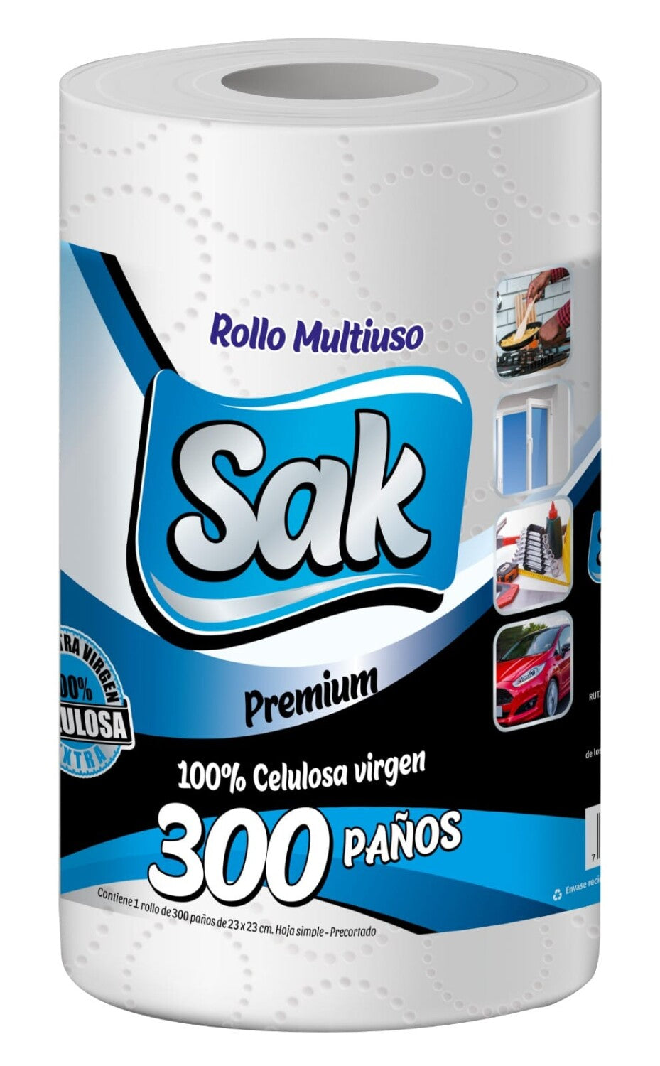 Rollo de Cocina 300 hojas Sak