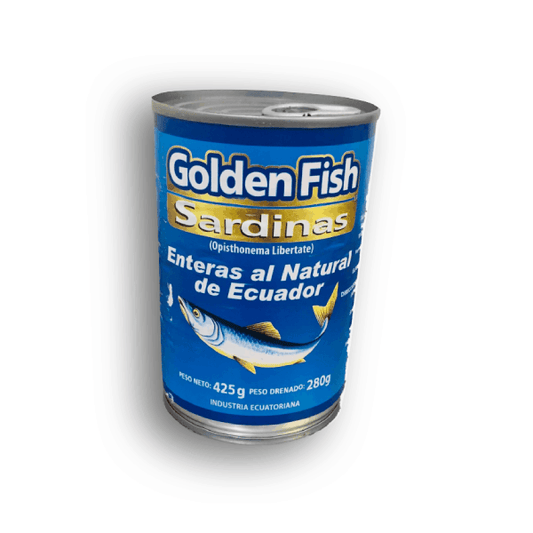 Sardinas Enteras Al Natural 425grs - Golden Fish