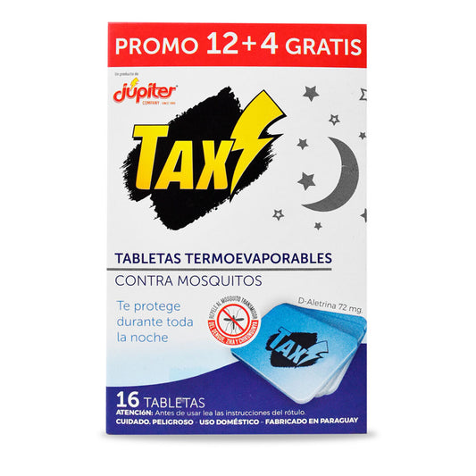 Tabletas para Mosquitos - Tax x16u