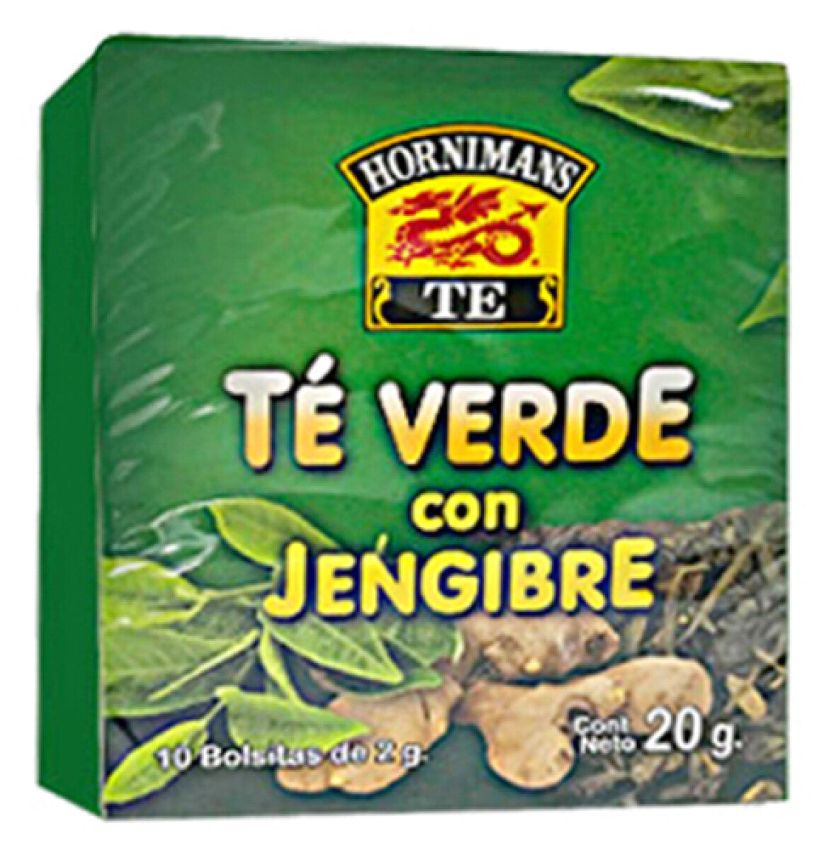 Té Verde y Jengibre Horniman´s - Caja x10