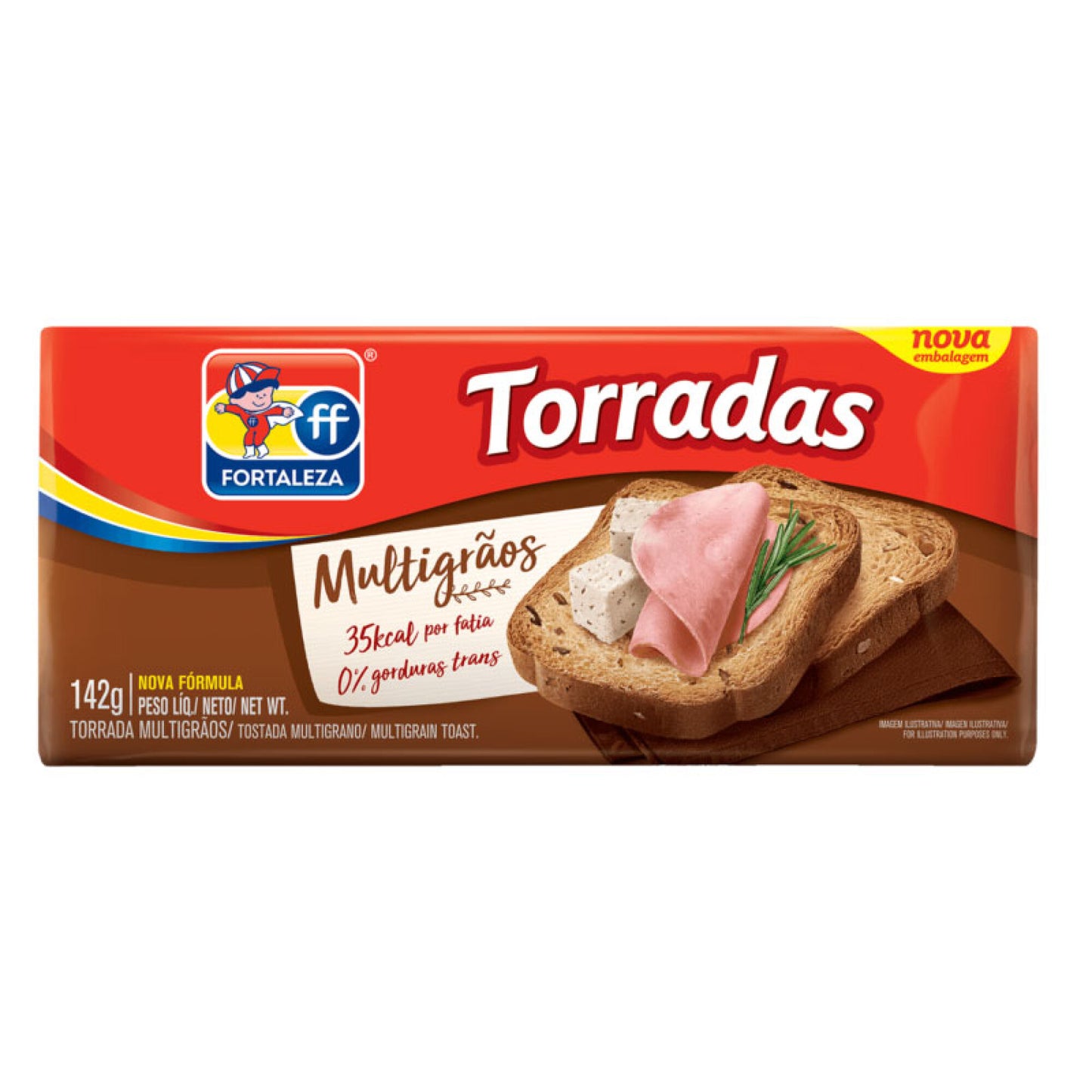 Tostadas Fortaleza 142grs - Multigranos