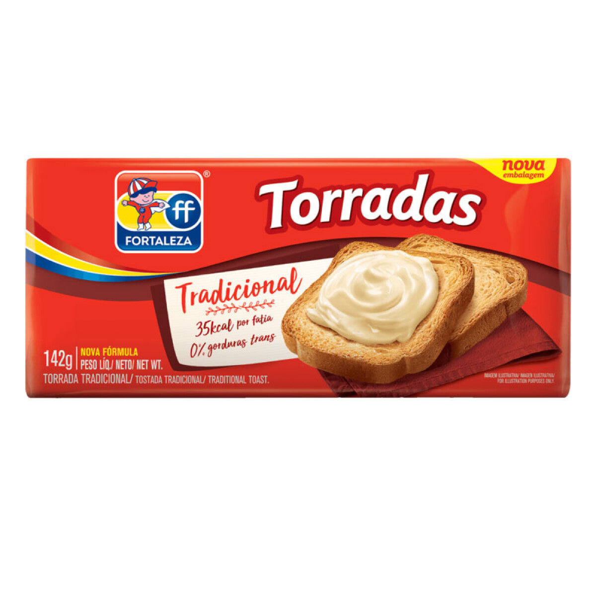 Tostadas Fortaleza 142grs - Tradicional