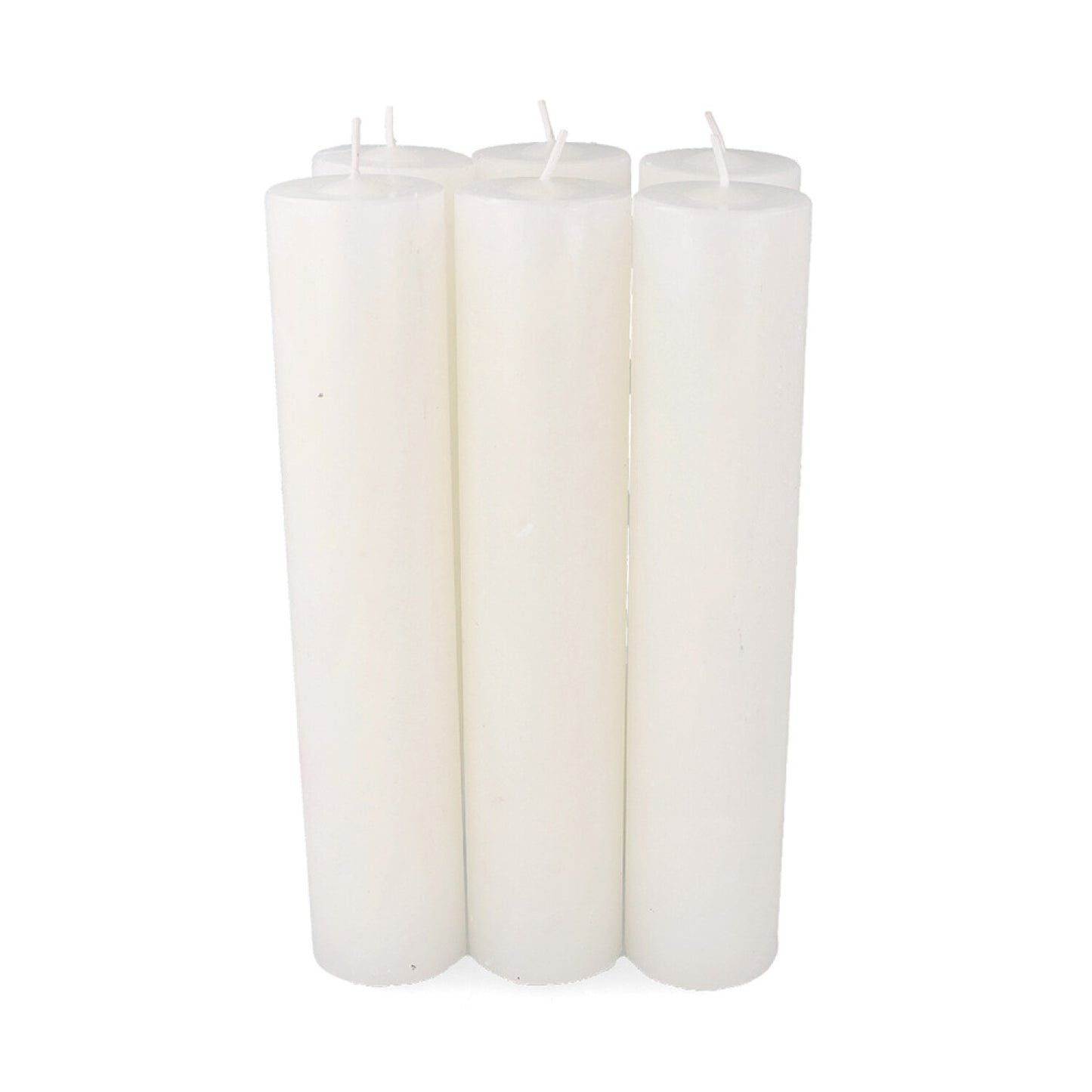 Velas Blancas Grandes - Paquete x10